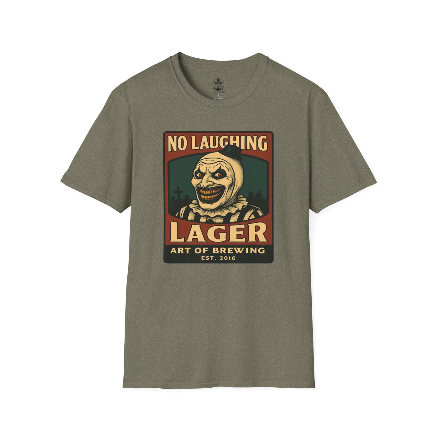 Terrifier No Laughing Lager T-Shirt