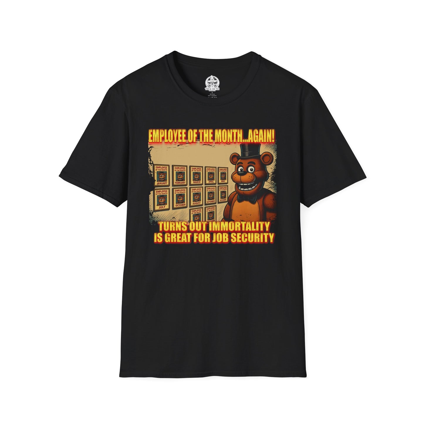 FNAF Employee of the Month – Five Nights at Freddy’s Funny Horror Unisex T-Shirt