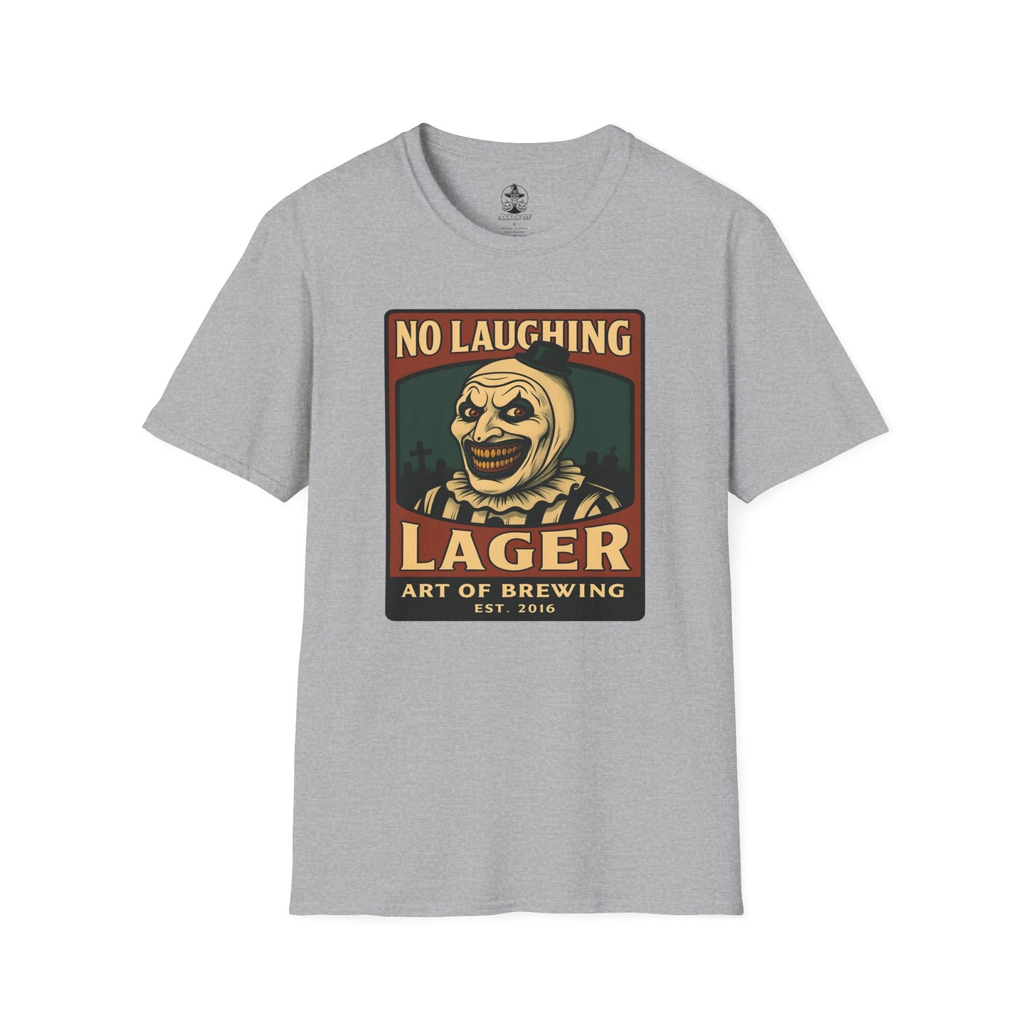 Terrifier No Laughing Lager T-Shirt