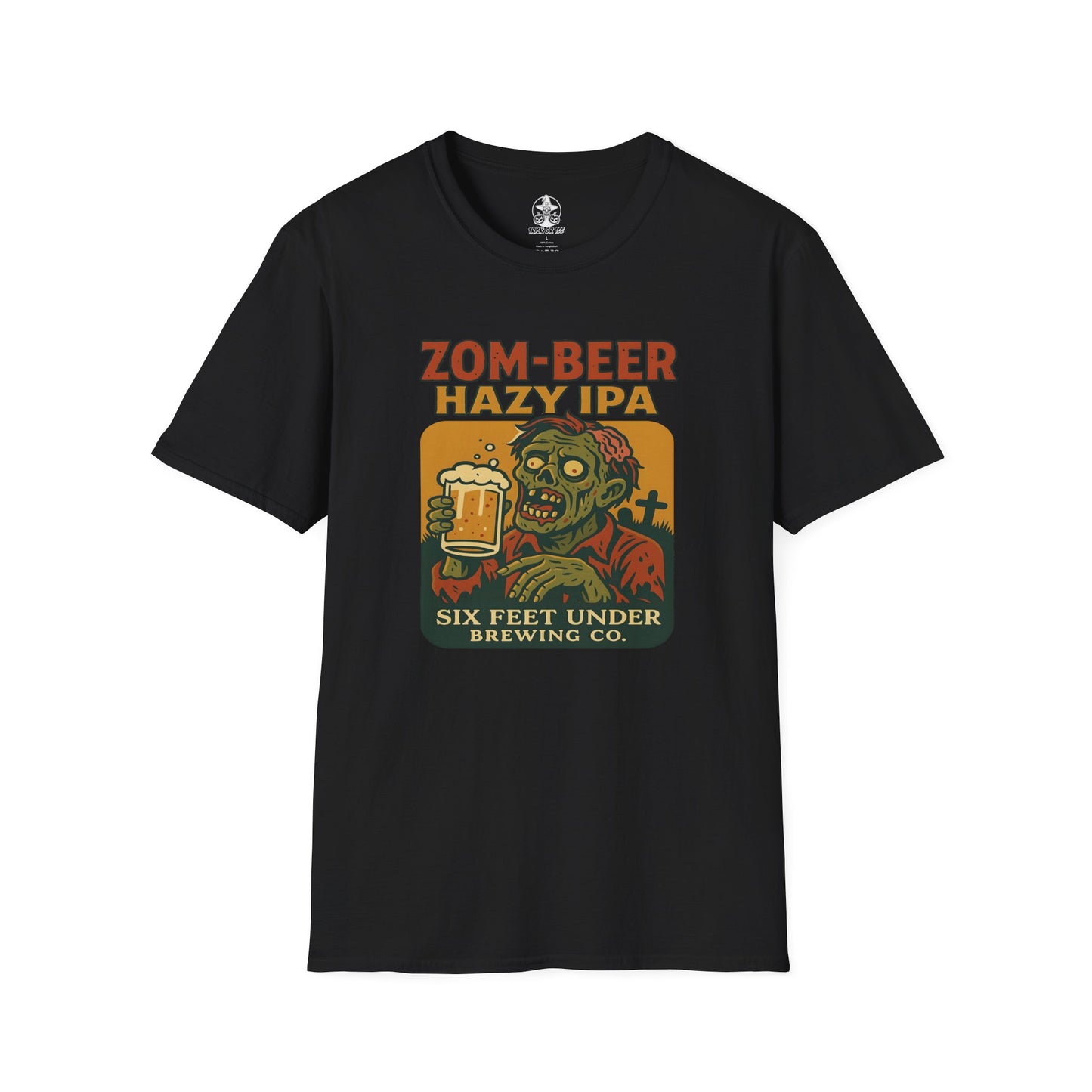 🧠 Zom-beer Hazy IPA Tee – The Brew That’ll Raise the Dead!