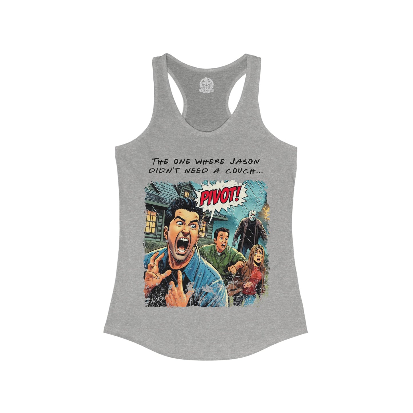 The One Where Jason Didn't Need A Couch-Women's Racerback Tank